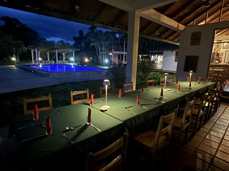 restaurant by night